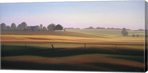 Framed Autumn Fields Print