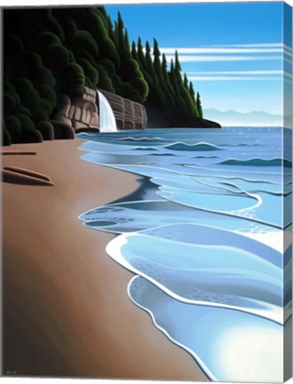 Framed Mystic Beach Print