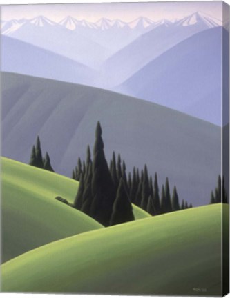 Framed Hurricane Ridge Print