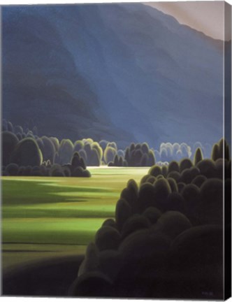 Framed St. Mart&#39;s Valley Print