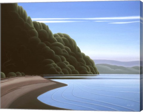 Framed Coast Line Print