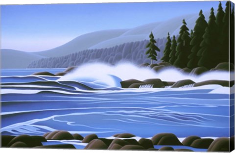 Framed Breakers Print