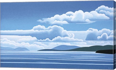 Framed Break In The Clouds Print