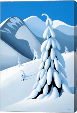 Framed After The Snow Storm Print