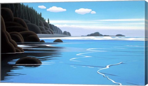 Framed Bright Water Print