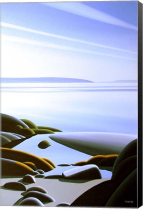 Framed Coastal Pool Print