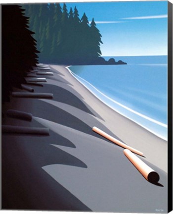 Framed French Beach Print