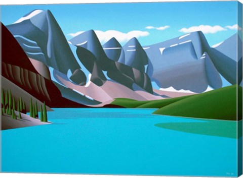 Framed Moraine Lake Print