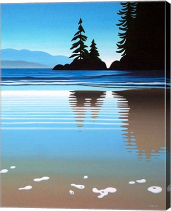 Framed Sand Froth Print