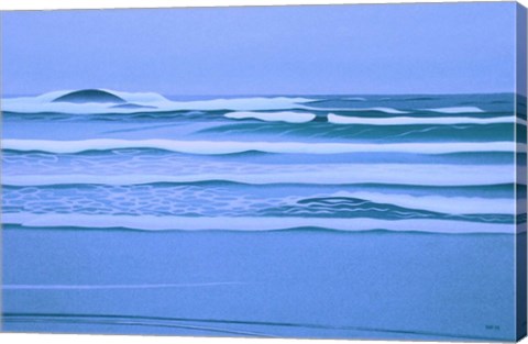 Framed Sombre Shore Print