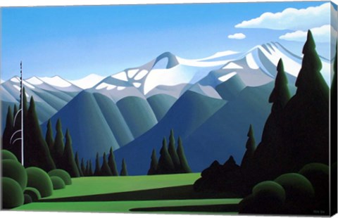 Framed Summer Alpine Print