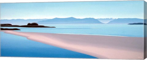 Framed Witty&#39;s Lagoon - Middle Print