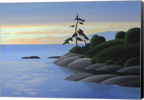 Framed Gonzales Bay Morning Print
