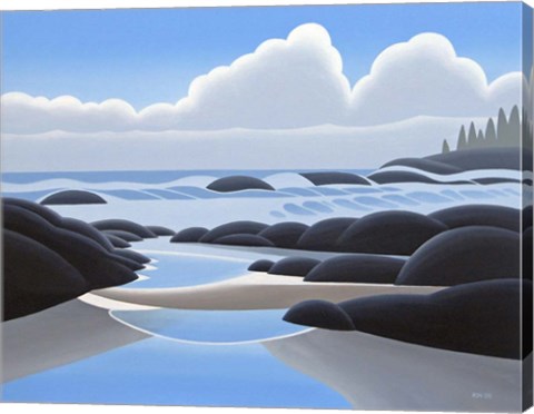 Framed Coastal Shallows Print