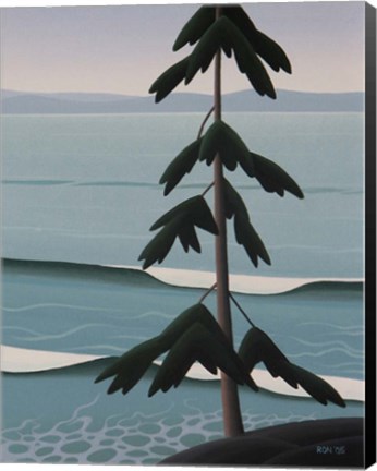 Framed Above The Surf Print