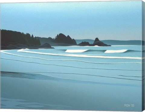 Framed Cox Bay Headland Print