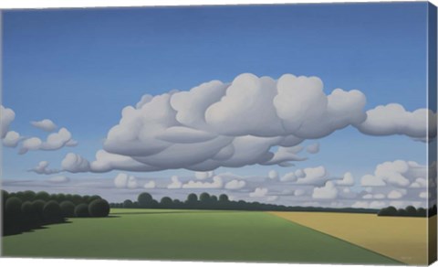 Framed Summer Fields Print