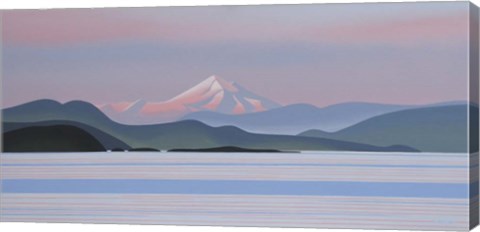 Framed Mount Baker - Evening Print