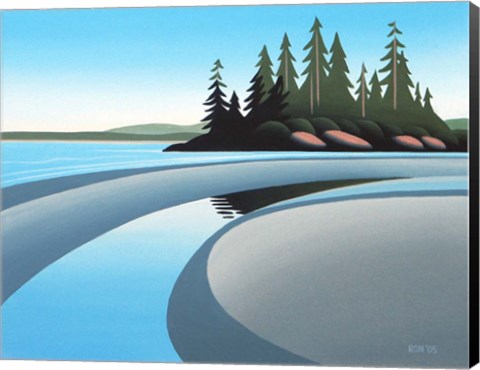 Framed Low Tide Pool Print
