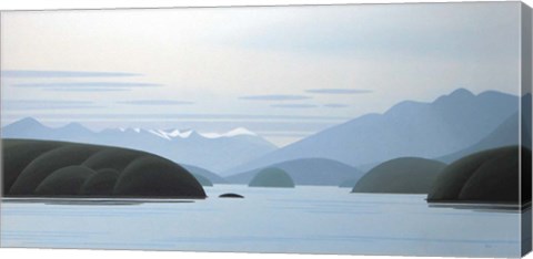 Framed Across The Bay Print