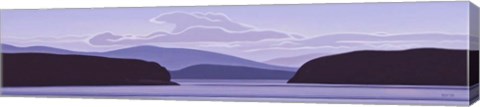 Framed Gulf Island Evening Print
