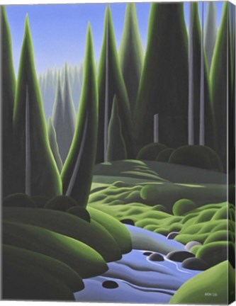 Framed Alpine Summer Print