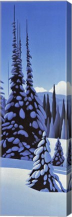Framed Alpine Winter Print