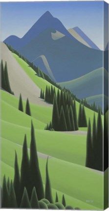 Framed Alpine Grandeur Print