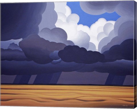 Framed Prairie Storm Print