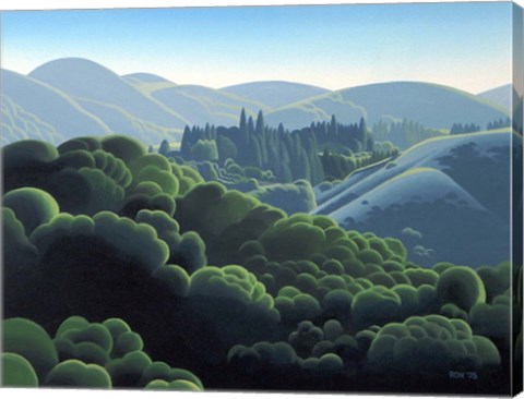 Framed Rolling Hills Print