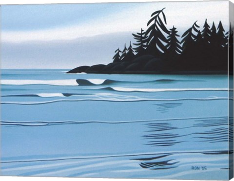 Framed Rocky Island Print