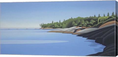 Framed Arbutus Point Evening Print