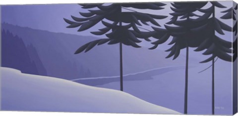Framed Seabank Winter Print