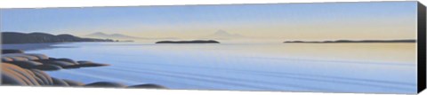 Framed Uplands Beach Dawn Print