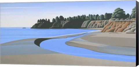 Framed Red Bluffs Print