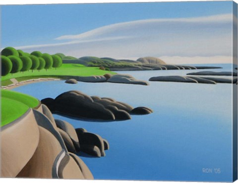 Framed By The Sea Print
