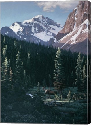 Framed Haidok Peak Print