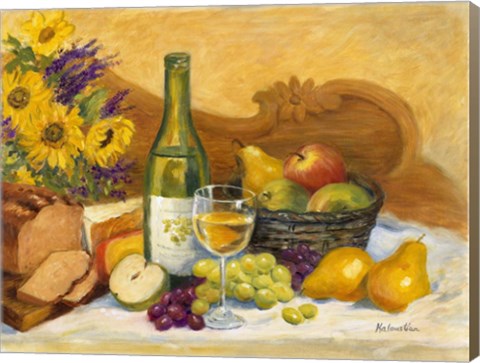 Framed Autumn Afternoon Chardonnay Print