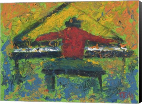 Framed Music Consumes Me Print