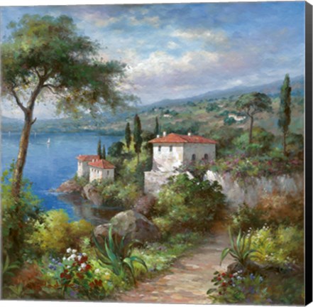 Framed Villa Flora II Print