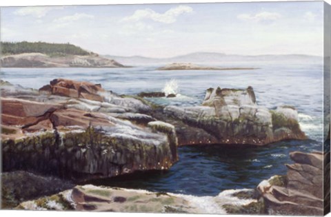 Framed Thunder Hole Print