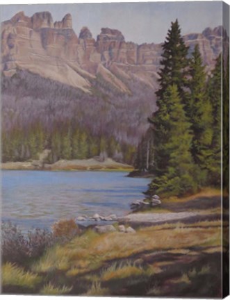 Framed Brooks Lake Print