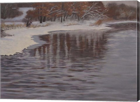 Framed Huron River Cold Print