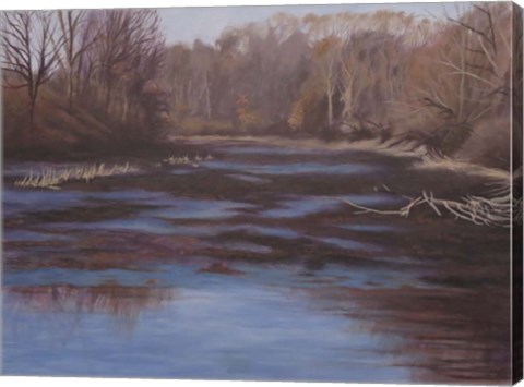 Framed Huron River Cove Print