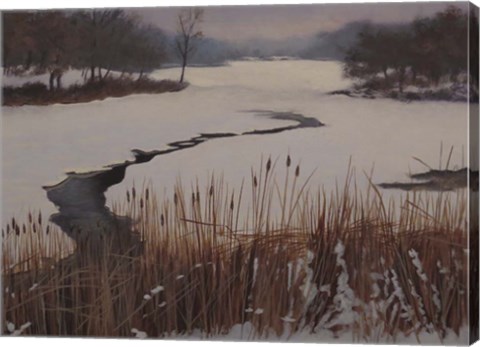 Framed Nature Center Drain Off Print