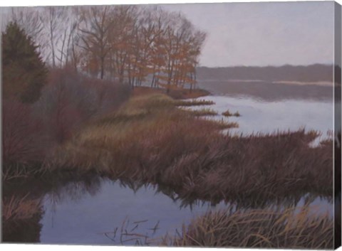 Framed Nature Center Lake at Kensington Print