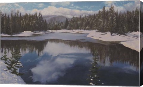 Framed Near Lewis Lake Print