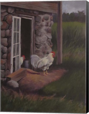 Framed Top Rooster Print