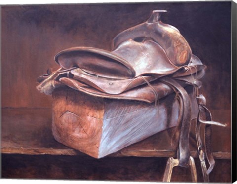 Framed Saddle Up Print