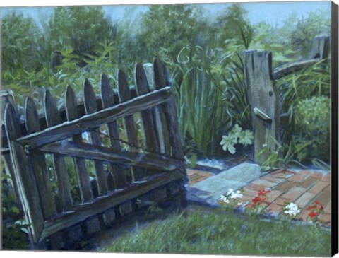 Framed Fence Gate Print